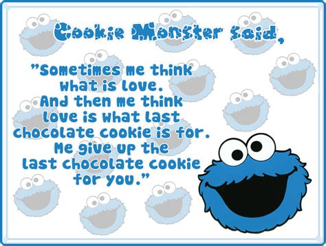 Cookie Monster Quotes About Cookies. QuotesGram