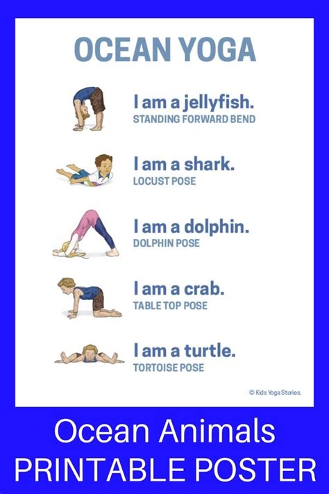 5 ocean yoga poses for kids – Artofit