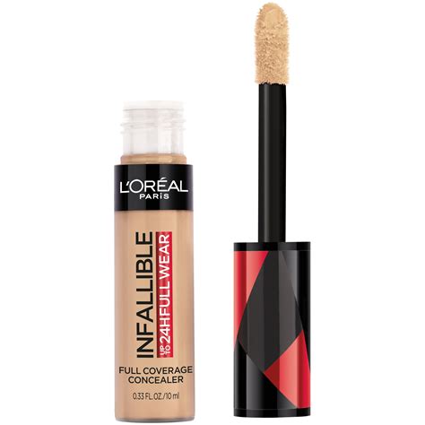 L'Oreal Paris Infallible Full Wear Concealer, Full Coverage, Biscuit, 0 ...