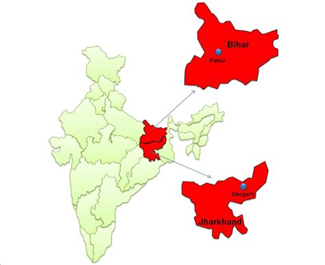 Map-of-India-with-highlighted-VL-endemic-states-of-Bihar-and-Jharkhand ...