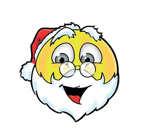 Smiley Face With Santa Hat Drawings Illustrations, Royalty-Free Vector ...