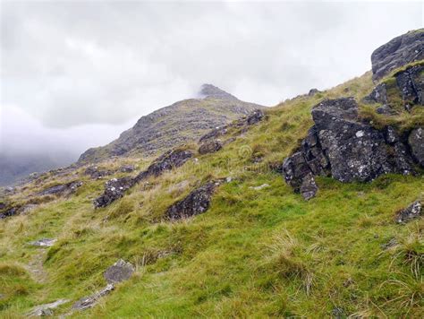 Looking Up Long Crag, Lake District Stock Image - Image of long ...