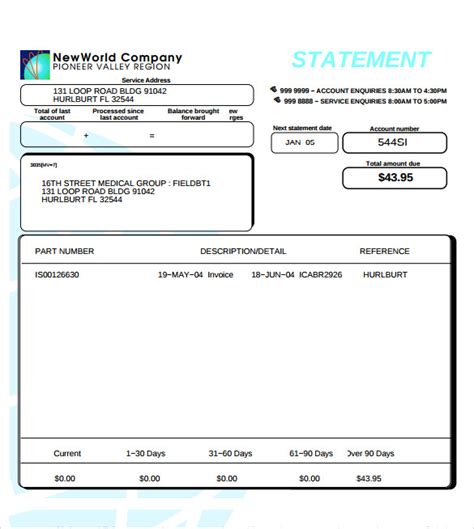 Statement of Account Templates | 12+ Free Docs, Xlsx & PDF Formats ...