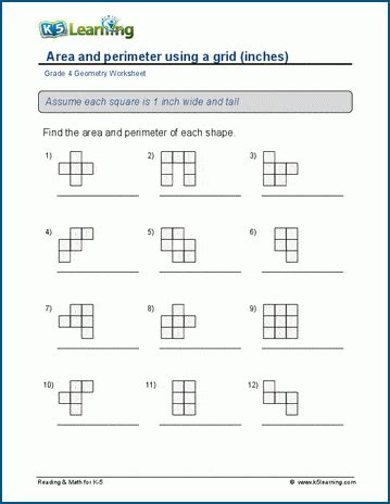 Area & Perimeter Worksheets - Worksheets Library