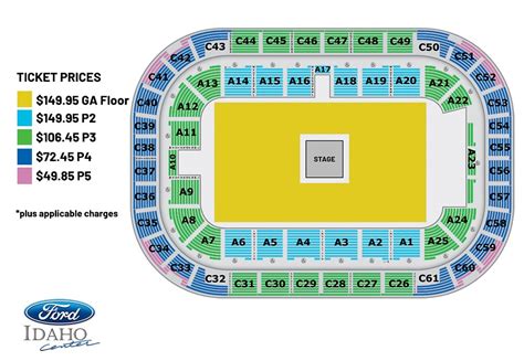 Ford Center Seating Chart Idaho – Two Birds Home