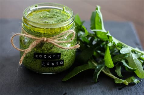 Homemade rocket pesto - Cityscape Bliss