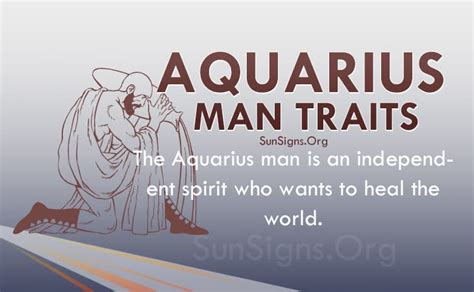 Aquarius Man Personality Traits & Characteristics - SunSigns.Org