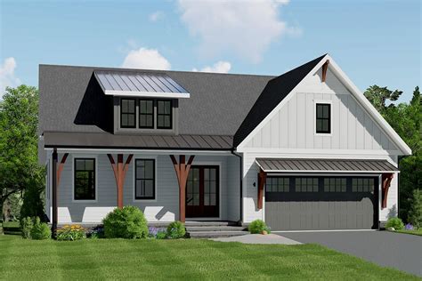 Modern Farmhouse Plan with Main-level Master Bedroom - 275013CMM ...