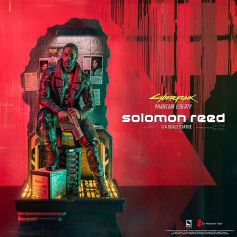 PureArts Solomon Reed Statue Cyberpunk 2077 Limited Collectible - Comic Concepts