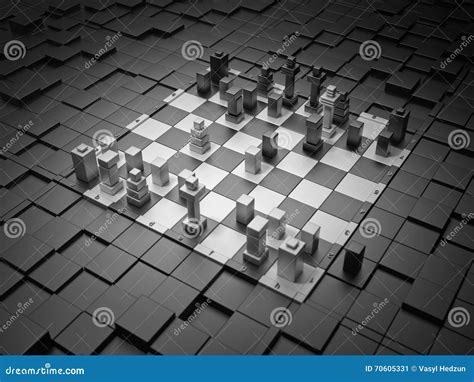 Scholar s mate. stock illustration. Illustration of chessboard - 70605331