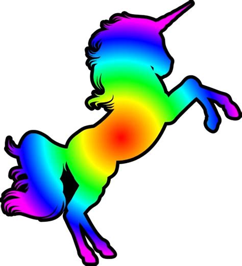 RAINBOW UNICORN DECAL / STICKER 20