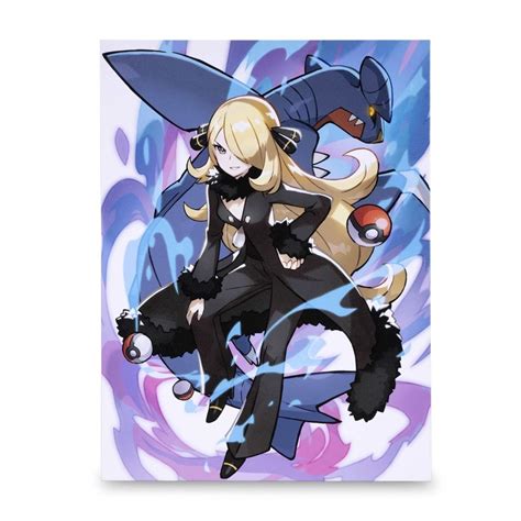 Pokémon Trainers: Cynthia Canvas Wall Art | Pokémon Center Official Site