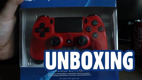 PS4 Special Edition Red Controller Unboxing & Games - YouTube