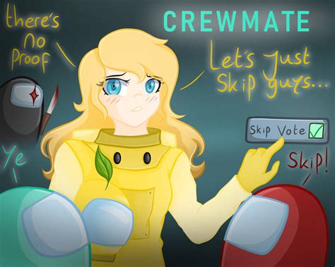 Among us Fanart: Crewmate. by AnoukFeenstra101 on DeviantArt