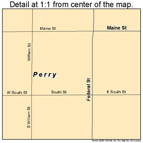 Perry Illinois Street Map 1759156