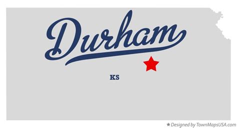 Map of Durham, Marion County, KS, Kansas