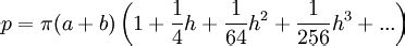 Perimeter of Ellipse