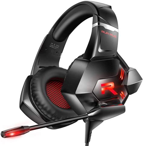 RUNMUS Gaming Headset Xbox One Headset PS4 Headset with 7.1 Surround ...