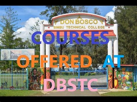 COURSES OFFERED AT DON BOSCO SIMBU TECHNICAL COLLEGE - YouTube