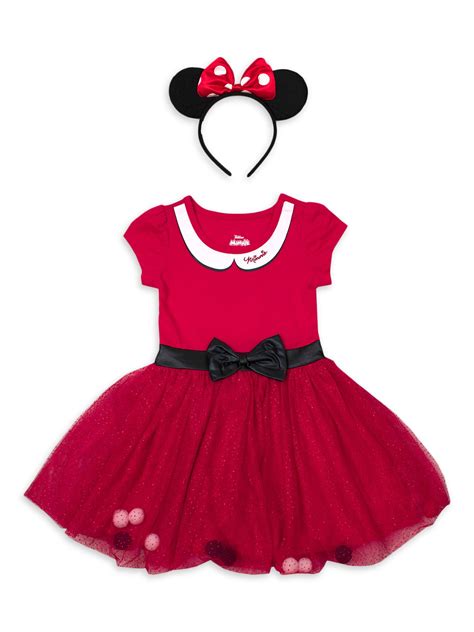 Minnie Mouse - Minnie Mouse Costume Tutu Dress with Headband (Toddler Girls) - Walmart.com ...