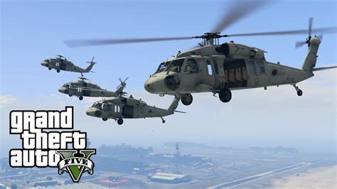 GTA 5 - Army Patrol Episode #34 - Charlie Don't Surf! Helicopter Raid ...