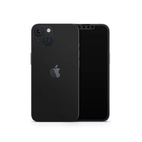 SkinNit Decal Sticker Skin Apple iPhone 15 Matte Black - SkinNit