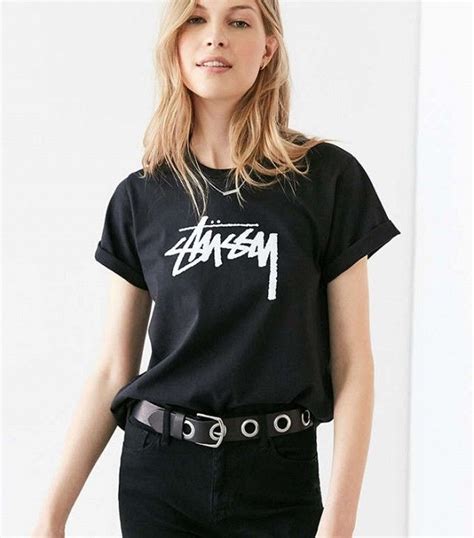 No One's Wearing Their T-Shirt Like This Anymore | Stussy, Logo tees ...