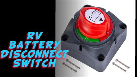 RV Battery Disconnect Switch Install - YouTube