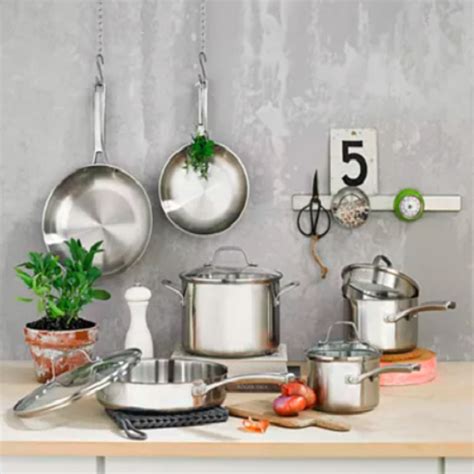 Calphalon Classic Stainless Steel 10-Pc. Cookware Set Only $139.99 ...