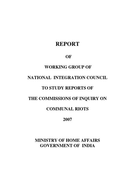 Communal Riots PDF | PDF | Police | Hindu