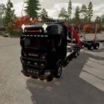 SCANIA TIMBER TRUCK + TRAILER V1.0 – FS22 mod