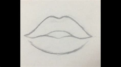 Simple Pencil Sketches Of Lips | Lipstutorial.org