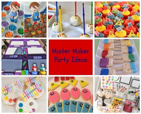 Mister Maker Party Ideas