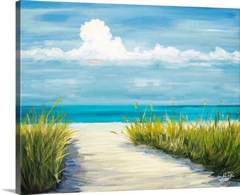 Beach Scene I Wall Art, Canvas Prints, Framed Prints, Wall Peels in 2021 | Beach scene painting ...