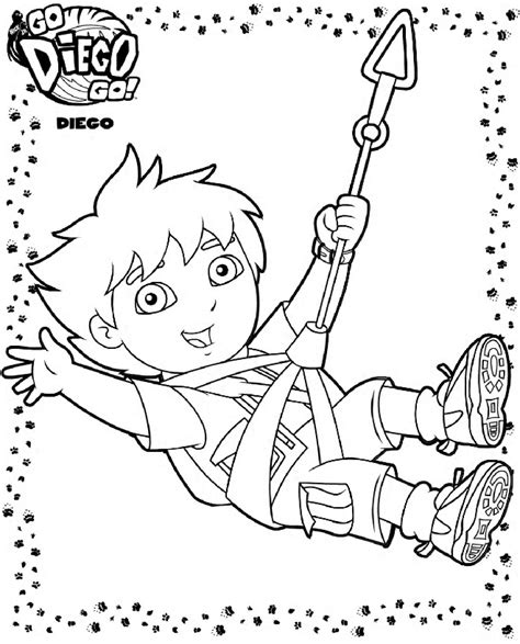 Free Printable Diego Coloring Pages For Kids