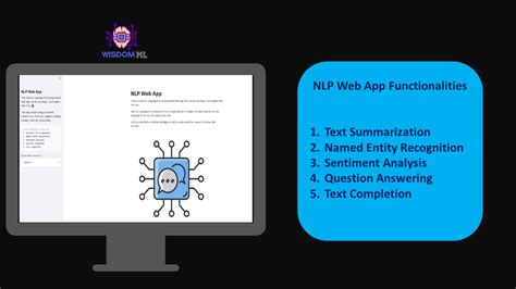 Building NLP App Using spaCy, Hugging Face & Streamlit - Wisdom ML