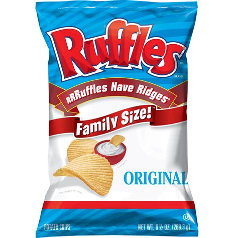 Ruffles Original Potato Chips Family Size - Shop Chips at H-E-B