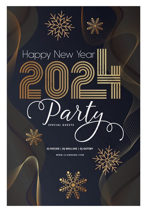 New Year Poster Template | AI Free Download - Pikbest