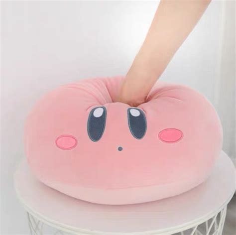 Kawaii Pink Round Kirby Plush - Peachymart