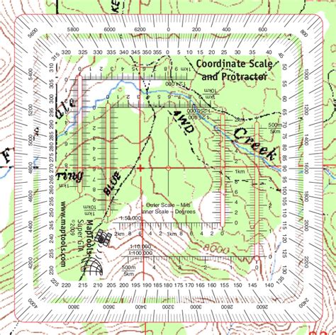 Military Grid Coordinates Map