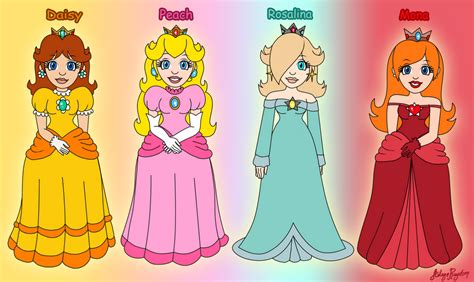 Mario princesses by AilwynRaydom on DeviantArt