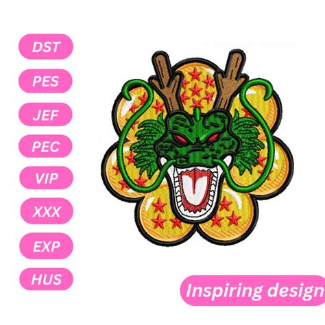 Dragonballz Embroidery Design, Machine Embroidery Design, An - Inspire ...