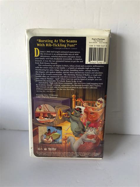 Walt Disneys The Aristocats Vhs Walt Disney Aristocats Disney | Images ...