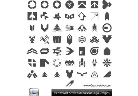 50 Abstract Arrow Symbols for Logo Designs - Download Free Vector Art ...