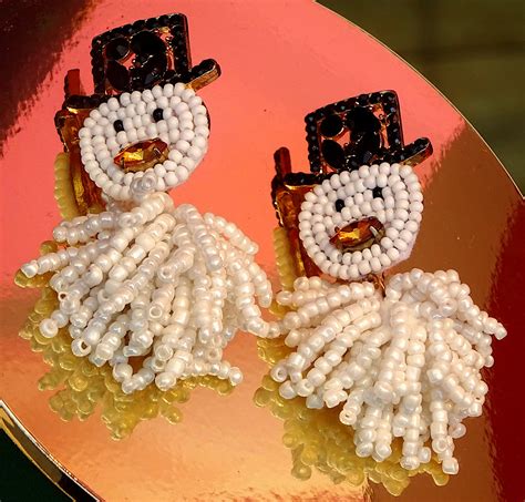 Snowman Earrings Free Stock Photo - Public Domain Pictures