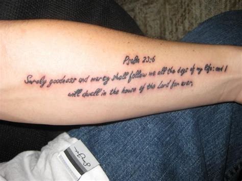 psalm 23 tattoo forearm - Google Search | Psalm 23 tattoo, Tattoo quotes, Tattoos