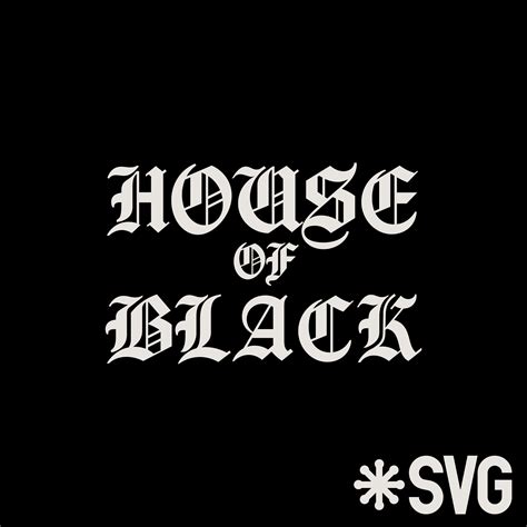 House Of Black Logo SVG by HellMen45 on DeviantArt