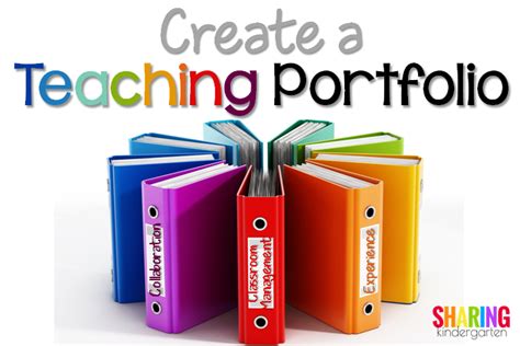 Create a Teaching Portfolio - Sharing Kindergarten