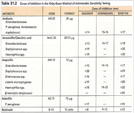 ex 19 - Antibiotic Sensitivity : Kirby-Bauer Method - SCIENTIST CINDY