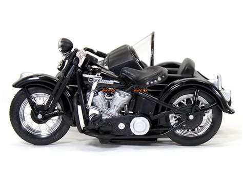 1948 Harley-Davidson FL Panhard 1:18 Maisto diecast scale model bike ...